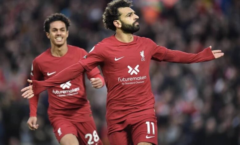 محمد صلاح يدرك التعادل لليفربول أمام ليدز بهدف رائع.. فيديو