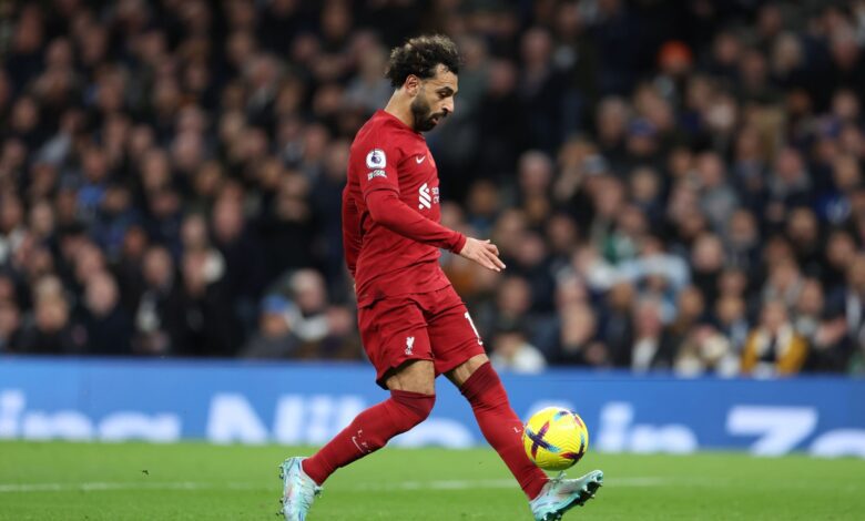 محمد صلاح يحقق 4 أرقام قياسية بعد هدفيه أمام توتنهام