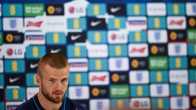 England defender Eric Dier in a press conference ahead of the 2022 World Cup in Qatar.