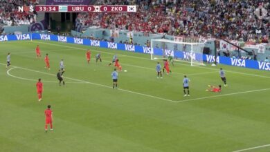 الشوط الأول.. التعادل السلبي يحسم أحداث مباراة أوروجواي ضد كوريا الجنوبية فى كأس العالم