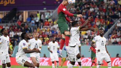 غانا تُسجل التعادل في مرمى البرتغال.. والأخير يستعيد التقدم ويُعزز بـ كأس العالم