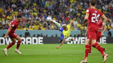 البرازيل تضرب صربيا بثنائية ريتشارليسون في كأس العالم 2022