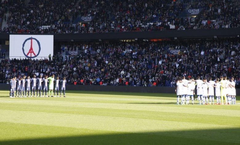 باريس سان جيرمان يتضامن مع ضحايا الحروب بشعار جديد فى الدورى الفرنسى