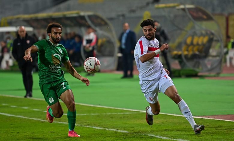 الزمالك ضد المصري