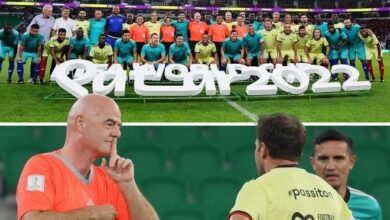 لقتة مميزة من إنفانتينو على هامش كأس العالم 2022