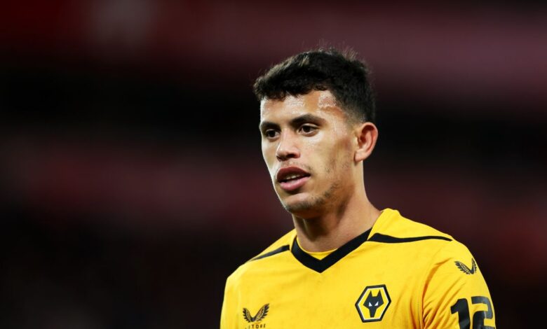 Chelsea and Liverpool target Matheus Nunes during the Emirates FA Cup third round match between Liverpool and Wolves on 7 January, 2023 at Anfield in Liverpool, United Kingdom