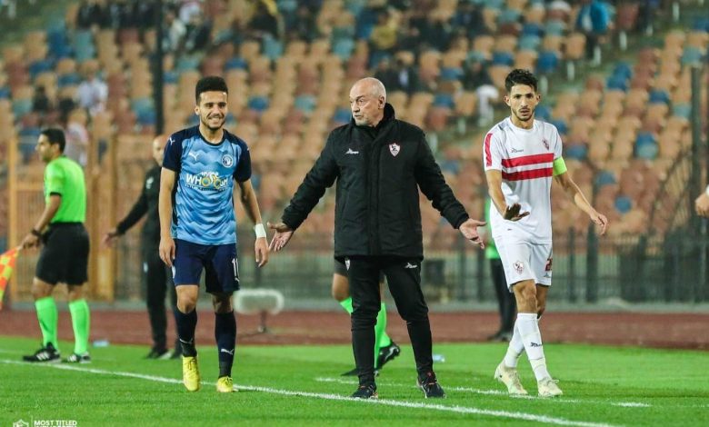 الزمالك وبيراميدز _ الدوري المصري