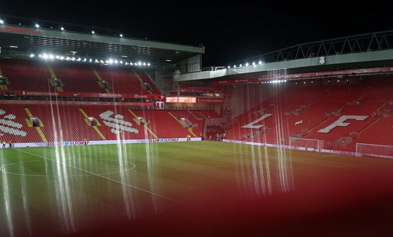 Liverpool takeover dealt blow: General view inside the stadium prior to the Emirates FA Cup Third Round match between Liverpool FC and Wolverhampton Wanderers at Anfield on January 07, 2023 in Liverpool, England.