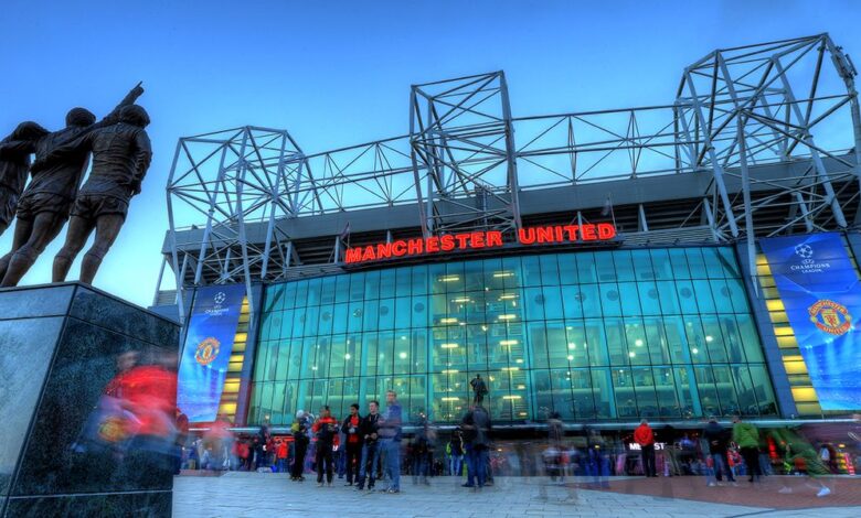 Manchester United facing Qatar takeover, following £4bn bid: A general view of the East Stand at Old Trafford, the home of Manchester United before the UEFA Champions League match between Manchester United and Sporting Braga on October 23, 2012 in Manchester, England.