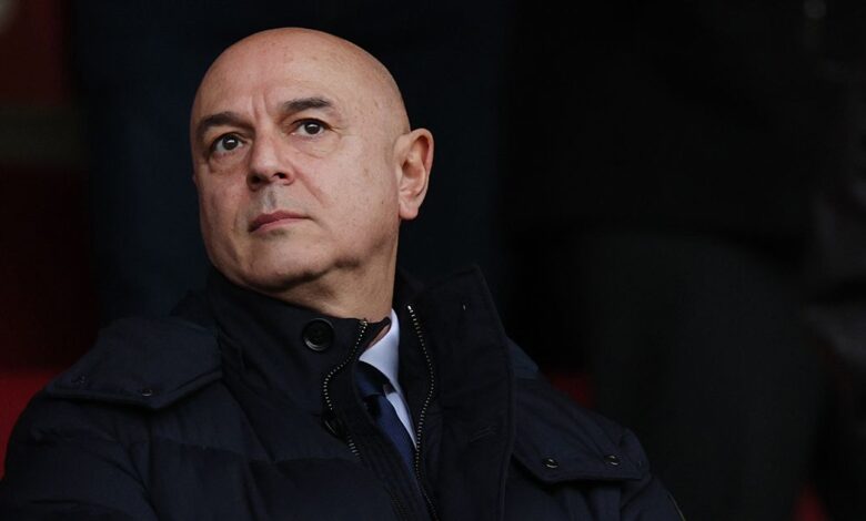 Tottenham Hotspur chairman Daniel Levy reacts during the English Premier League football match between Southampton and Tottenham Hotspur at St Mary