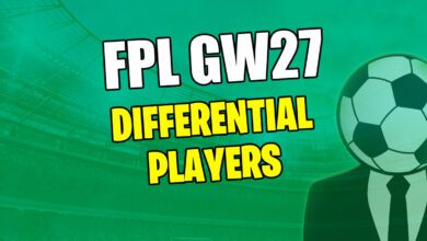 أفضل اللقطات التفاضلية لـ FPL GW27