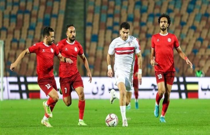 طاقم تحكيم مباراة الزمالك وحرس الحدود في الدوري