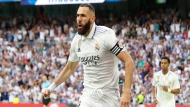 29 أبريل 2023 
                                    
                                    هدف ريال مدريد الثاني أمام ألميريا (كريم بنزيما)