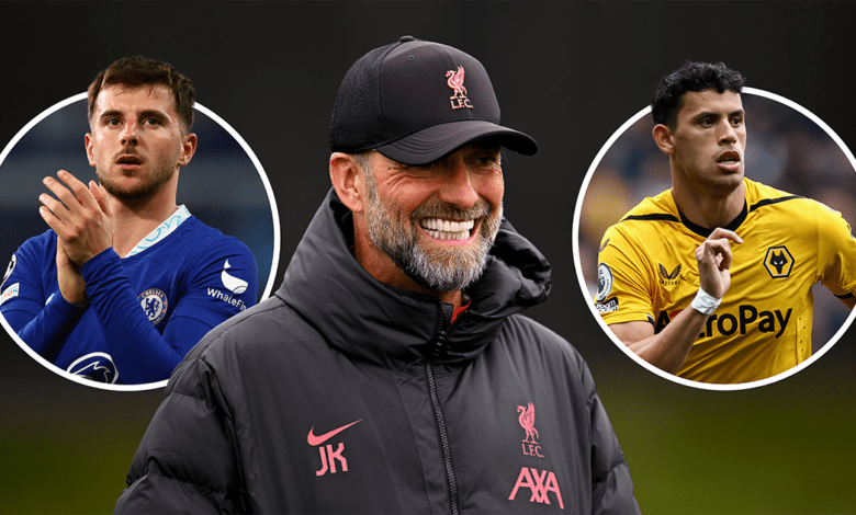 Jurgen Klopp and some of his transfer options this summer