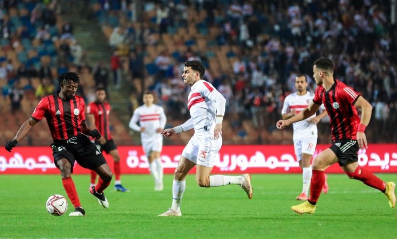 الزمالك والداخلية_الدوري المصري