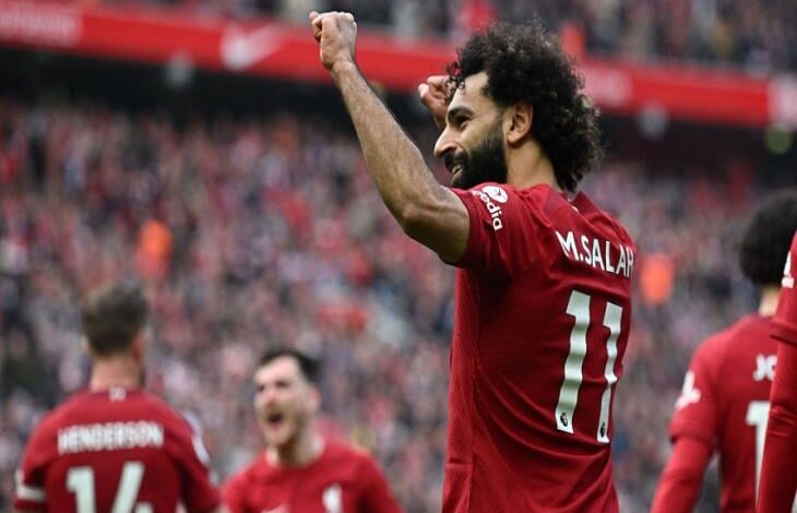 آخر مقالب محمد صلاح داخل غرفة ملابس ليفربول