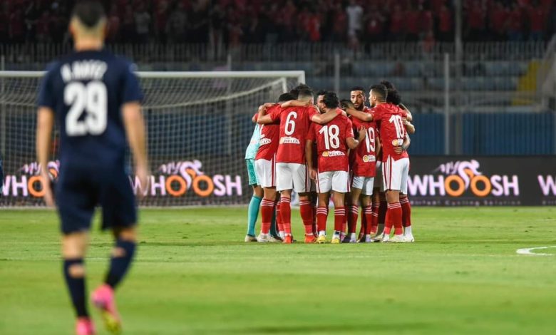 الأهلي وبيراميدز - الدوري المصري