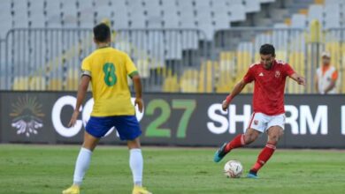 الأهلي والإسماعيلي- الدوري المصري