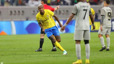 النصر السعودي يتقدم على الدحيل 2-1 في الشوط الأول  بدوري أبطال آسيا  | أهل مصر