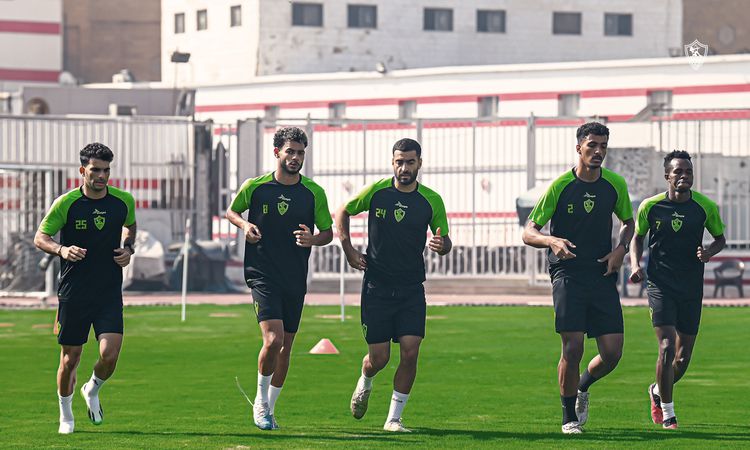 معتمد جمال يحفز لاعبي الزمالك في تدريبات اليوم | أهل مصر