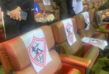 الزمالك يوضح سبب إزالة شعار الأهلي من استاد السلام في مباراة سوار الغيني (خاص) | أهل مصر