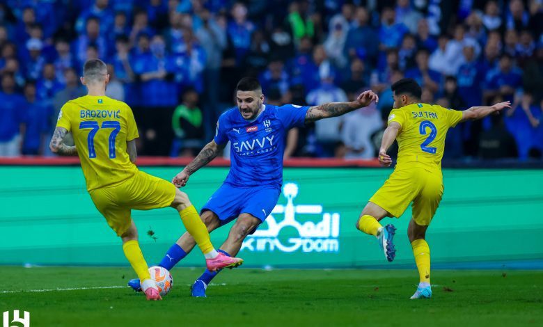 الهلال والنصر - الدوري السعودي