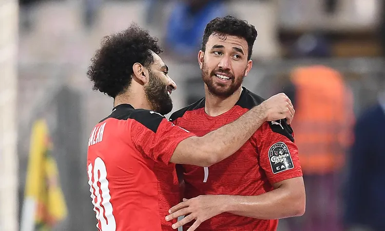 مهارة تريزيجيه.. منتخب مصر يتقدم على تنزانيا بهدف نظيف في الشوط الأول | أهل مصر