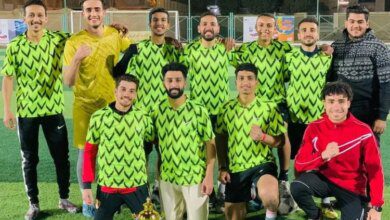 "شباب باسوس" يفوز ببطولة القليوبية لخماسي كرة القدم