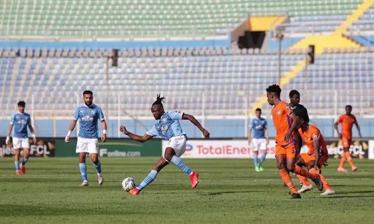 شوط أول سلبي بين بيراميدز ونواذيبو في دوري أبطال إفريقيا