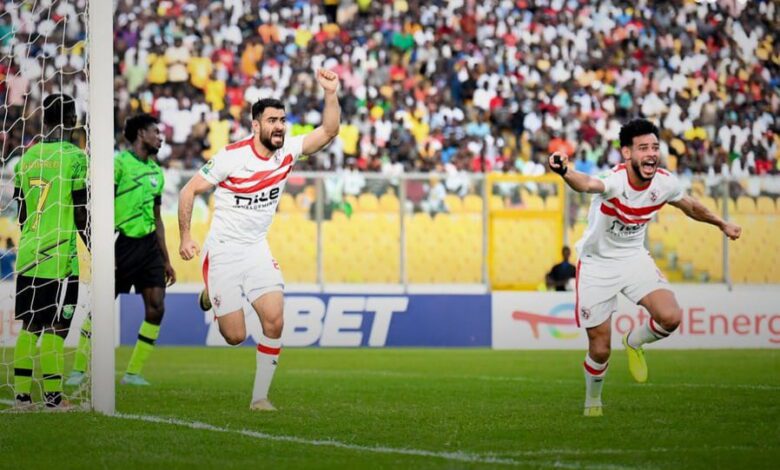 الزمالك يفوز علي دريمز بثلاثية ويتأهل إلي نهائي كأس الكونفيدرالية الإفريقية