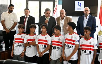 نادي الزمالك مع مواهب مشروع كابيتانو مصر