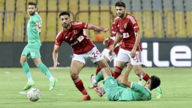 الأهلي يفوز علي المصري ويتصدر الدوري المصري