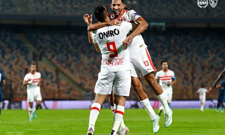 ناصر وأوباما يقودان الزمالك لرباعية أمام إنبي في الدوري المصري