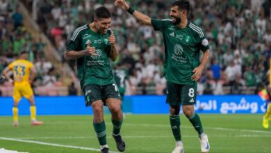 الأهلي السعودي يفوز علي العروبة بثنائية نظيفة في الدوري السعودي