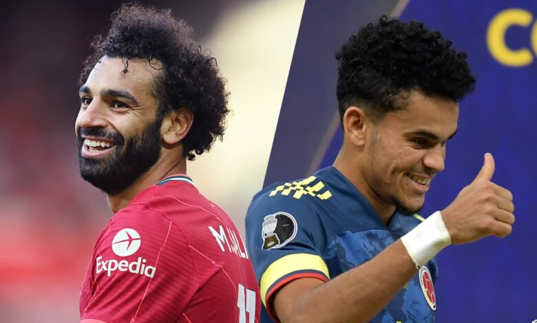 نجم ليفربول لويس دياز يدعو محمد صلاح لإعادة النظر في قرار رحيله