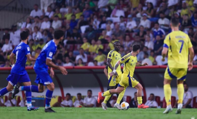 النصر يفوز علي إستقلال طهران بصعوبة في دوري أبطال آسيا