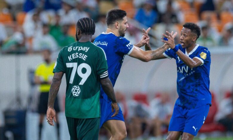 الهلال يفوز علي الأهلي في مباراة مثيرة في الدوري السعودي