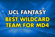 UCL Fantasy MD4 أفضل فريق Wildcard