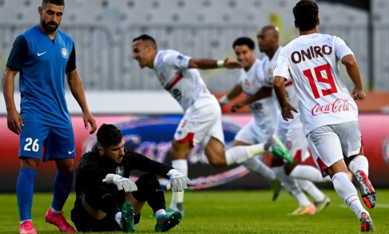 الزمالك يفوز علي سموحة بثنائية نظيفة في الدوري المصري