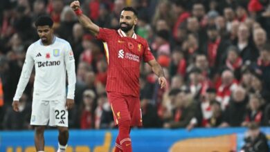 ليفربول يحقق فوز غالي أمام أستون فيلا في الدوري الإنجليزي