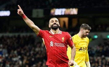 محمد صلاح في صدارة هدافي الدوري الانجليزي