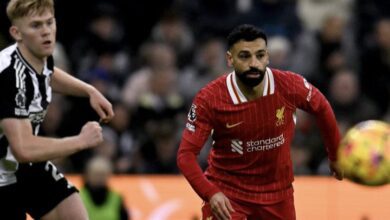 ليفربول يتعادل أمام نيوكاسل.. والسيتي يفوز علي نوتنغهام في الدوري الإنجليزي