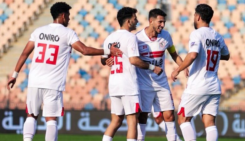 الزمالك يفوز علي أبو قير للأسمدة بثنائية ويتأهل لدور الـ16 من كأس مصر